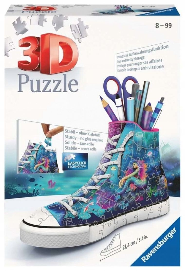 Ravensburger, Trampek, Syrena, Puzzle 3D, 112 elementów