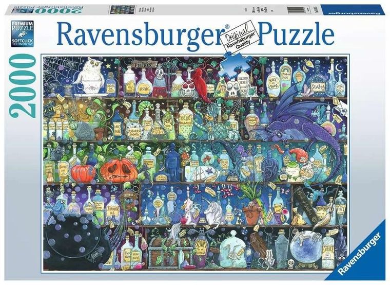 Ravensburger, Trucizny i mikstury, puzzle, 2000 elementów