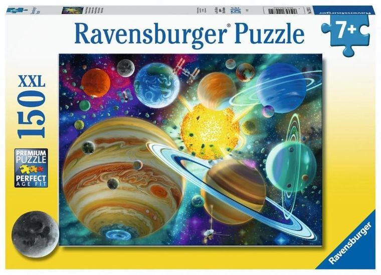 Ravensburger, Układ Słoneczny, puzzle XXL, 150 elementów