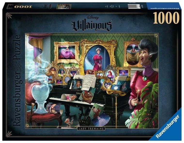 Ravensburger, Villainous, Lady Tremaine, puzzle, 1000 elementów