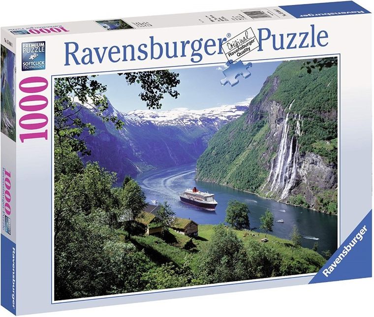 Ravensburger, Widok na Grainau, puzzle, 1000 elementów