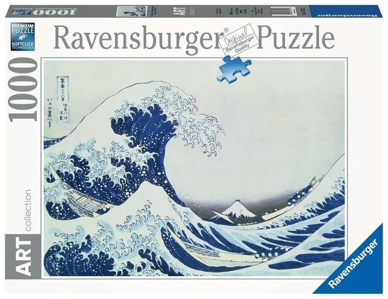 Ravensburger, Wielka fala w Kaganawie, puzzle, 1000 elementów