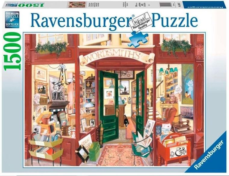 Ravensburger, Wordsmith's księgarnia, puzzle, 1500 elementów