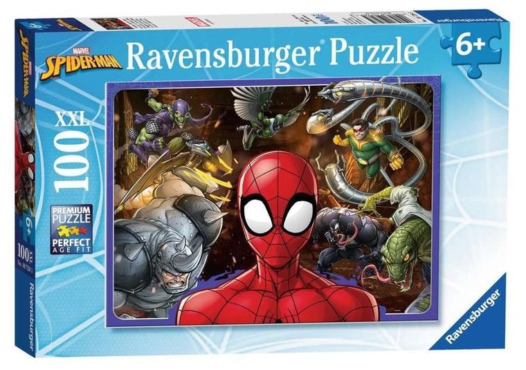 Ravensburger, XXL, Spider-Man, puzzle, 100 elementów