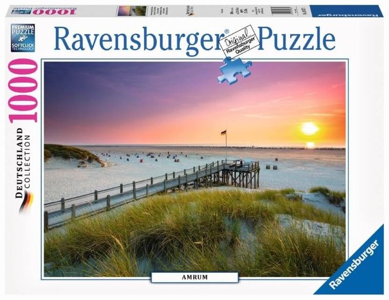 Ravensburger, Zachód Słońca, puzzle, 1000 elementów
