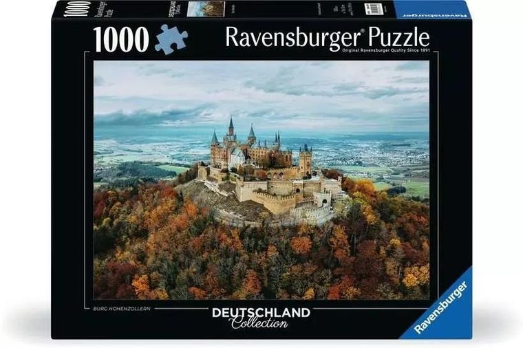 Ravensburger, Zamek Hohenzollernów, puzzle, 1000 elementów