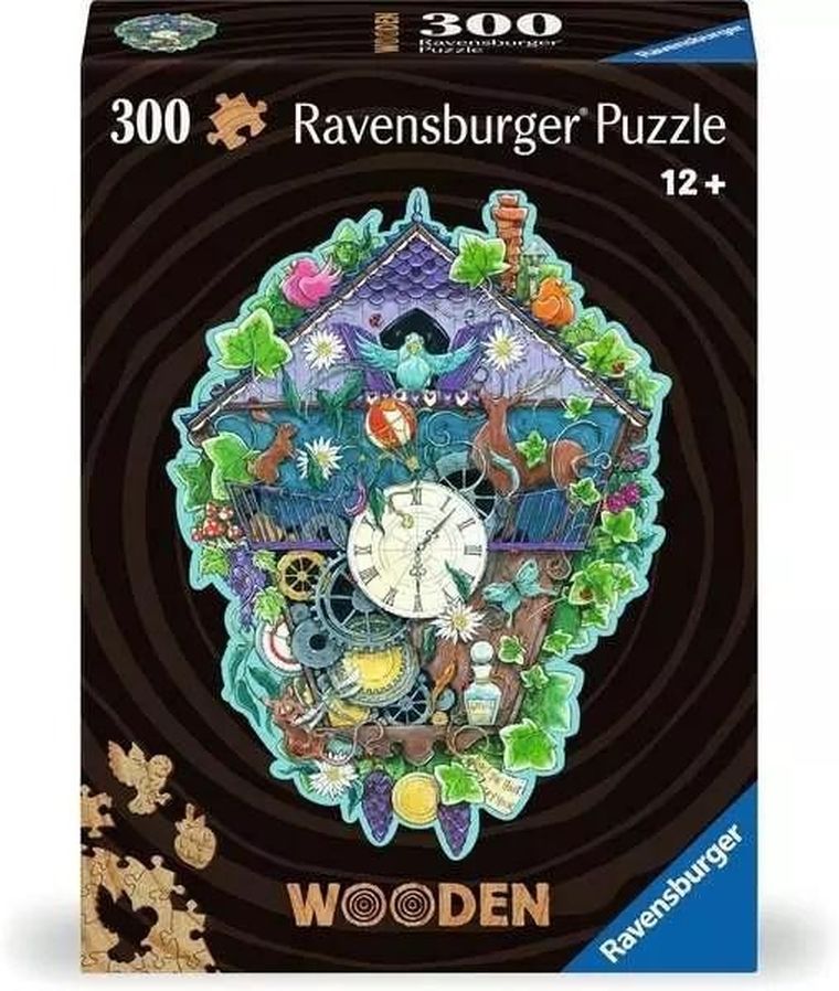 Ravensburger, Zegar, puzzle drewniane, 300 elementów