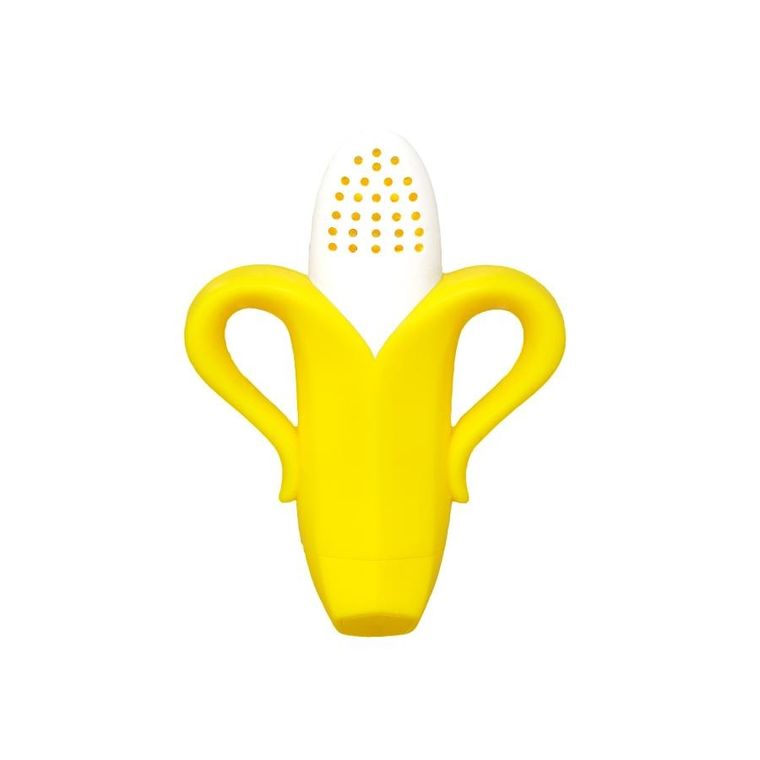 RaZbaby, Fruitique, silikonowy gryzak do owoców i pokarmu, banan