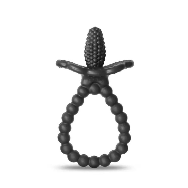 RazBaby, Soczysta Malina Plus, gryzak silikonowy, czarny