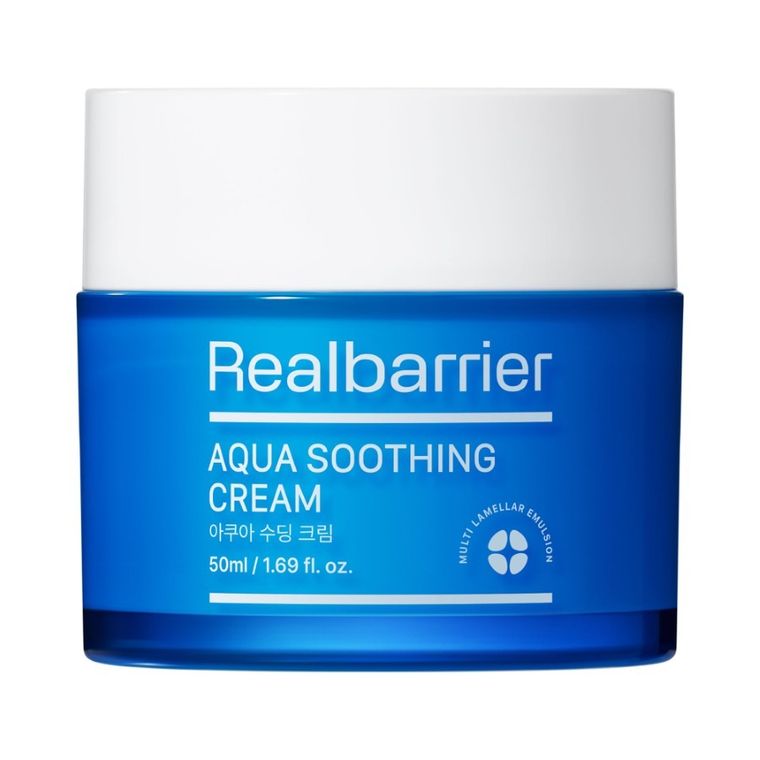 Real Barrier, Aqua, nawilżająco-kojący krem do skóry wrażliwej, 50 ml