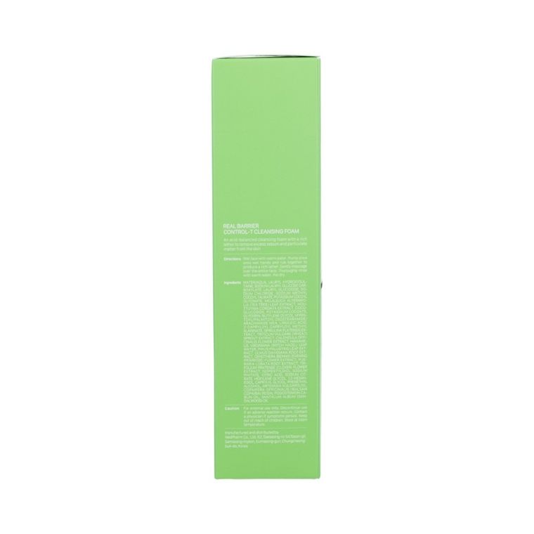 Real Barrier, Control-T, oczyszczająca pianka regulująca sebum, 200 ml