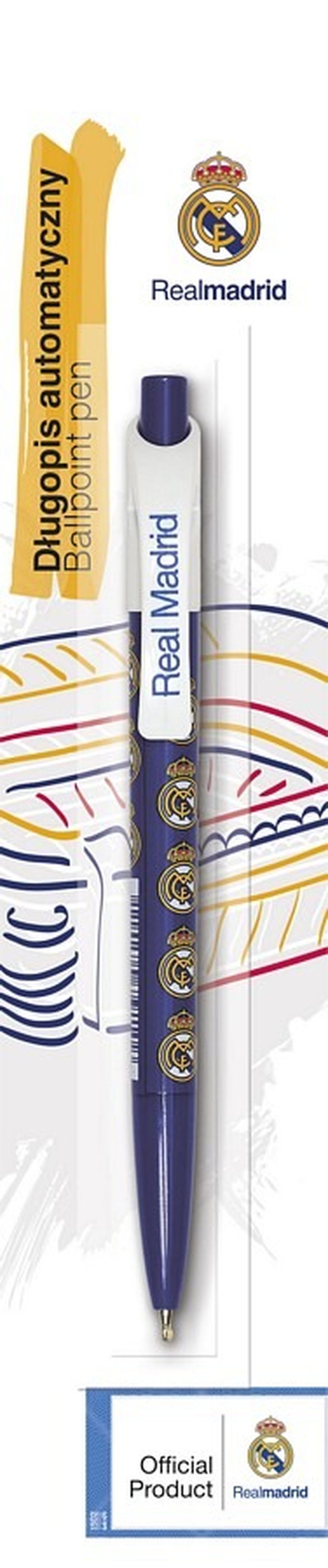 Real Madryt, długopis automatyczny, 1 szt.