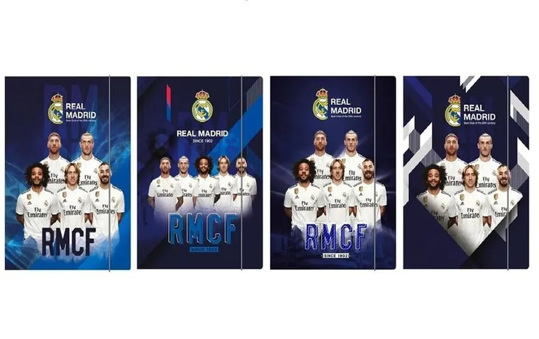 Real Madryt, teczka z gumką, A4, 1 szt.