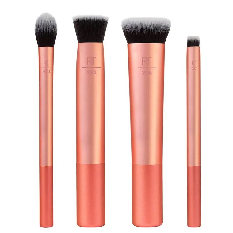Real Techniques, Face Base, zestaw pędzli do makijażu, 4 szt.