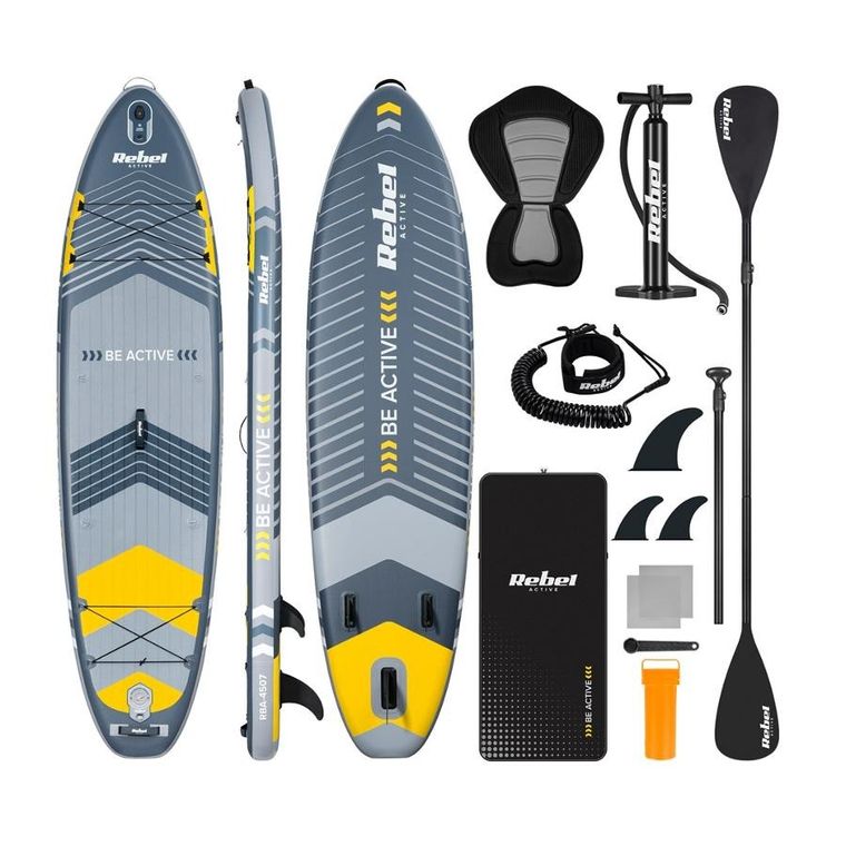 Rebel, Active, deska Sup, szara, RBA-4507