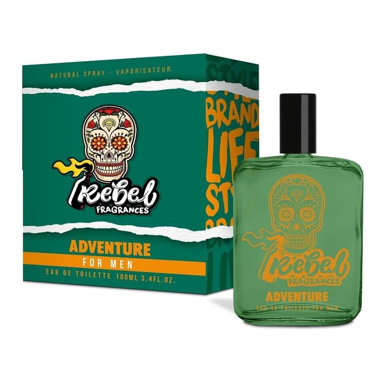 Rebel, Adventure For Men, woda toaletowa, spray, 100 ml