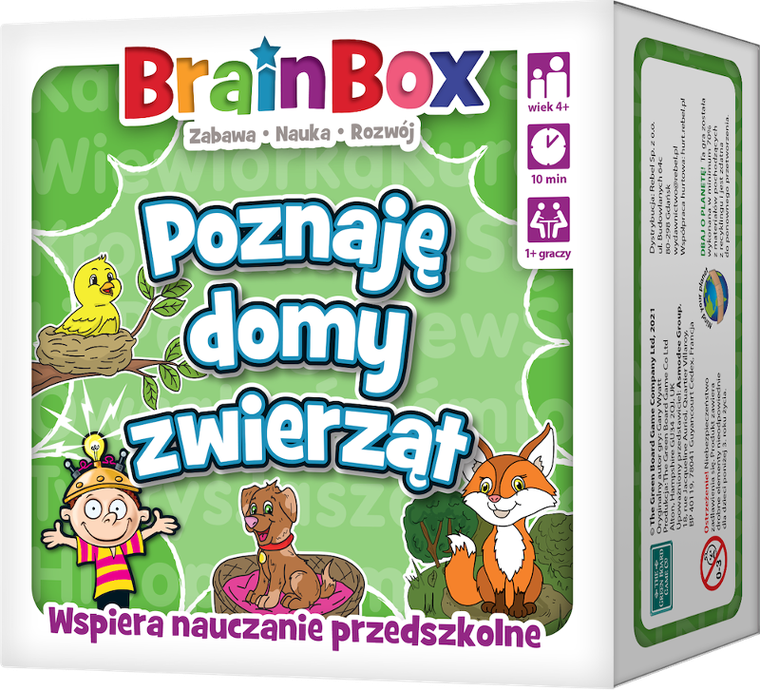Rebel, BrainBox, Poznaję domy zwierząt, gra edukacyjna