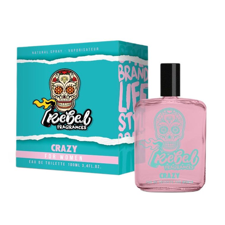 Rebel, Crazy Women, woda toaletowa, spray, 100 ml