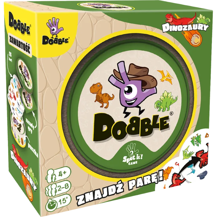 Rebel, Dobble, Dinozaury, gra familijna
