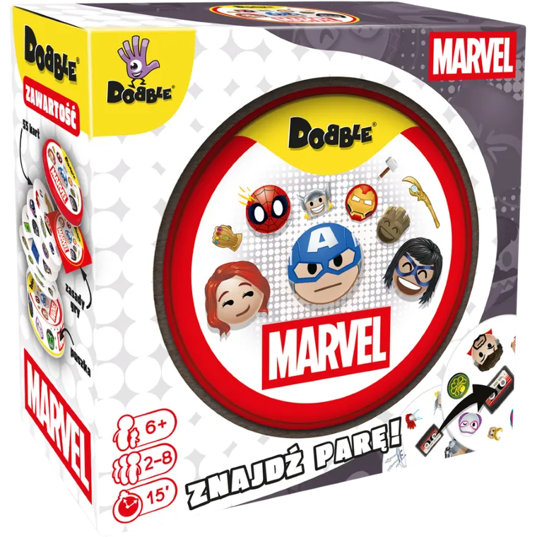 Rebel, Dobble, Marvel Emoji, gra familijna