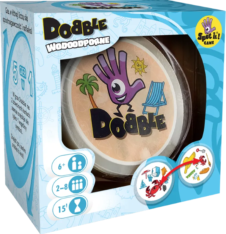 Rebel, Dobble, wodoodporne, gra familijna