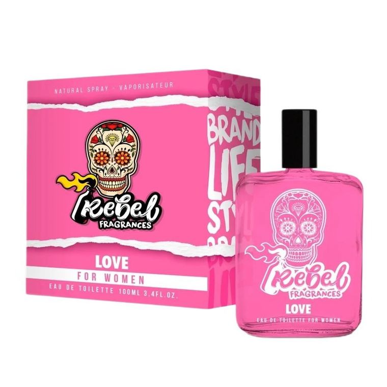 Rebel, Love Women, woda toaletowa, spray, 100 ml