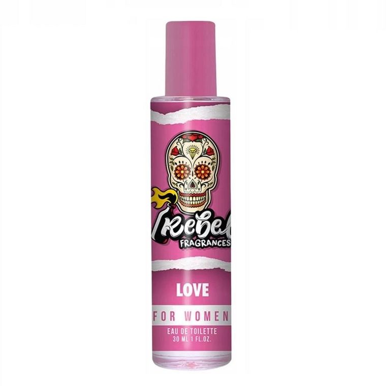 Rebel, Love Women, woda toaletowa, spray, 30 ml