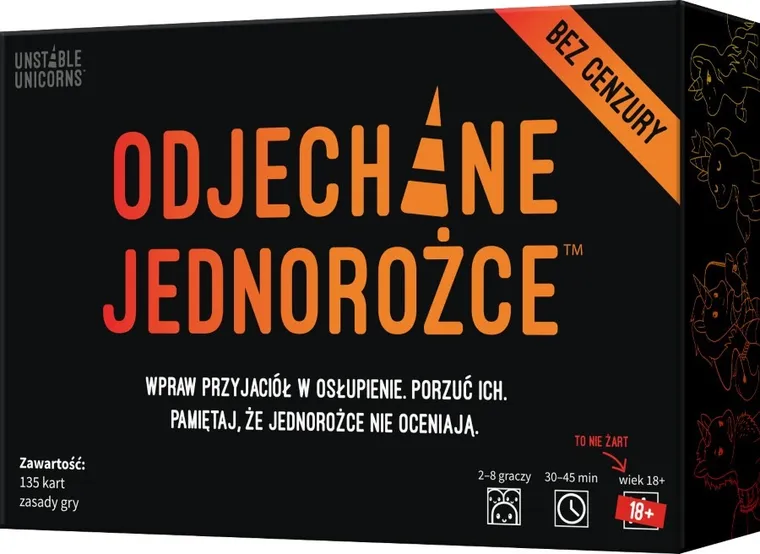 Rebel, Odjechane Jednorożce: Bez cenzury, gra towarzyska