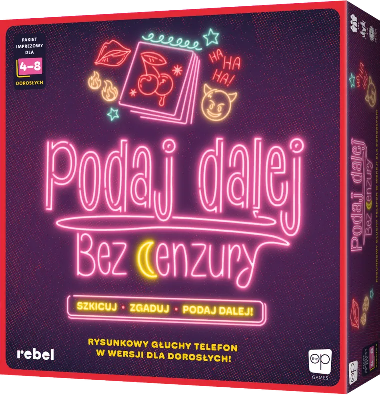 Rebel, Podaj dalej! Bez cenzury, druga edycja, gra towarzyska