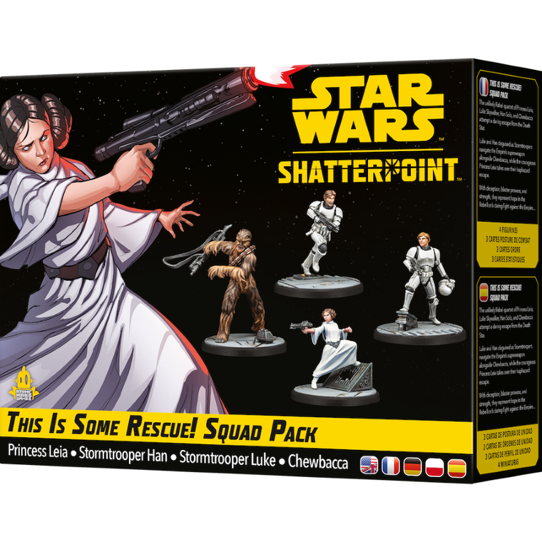 Rebel, Star Wars: Shatterpoint, Też mi ratunek, Księżniczka Leia, figurki