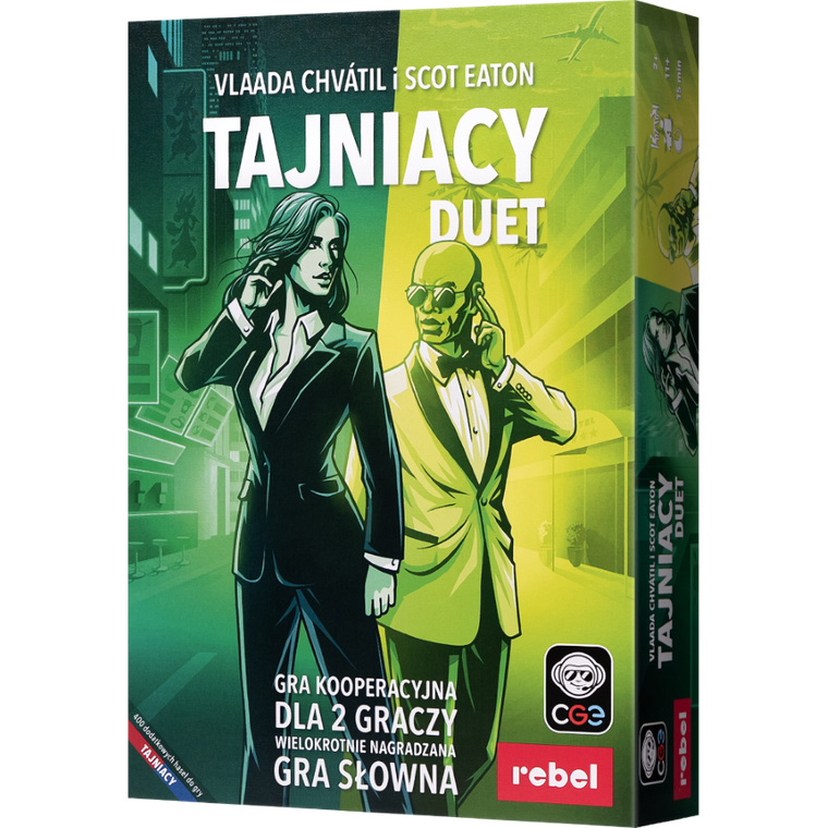 Rebel, Tajniacy: Duet, gra towarzyska dla 2 osób