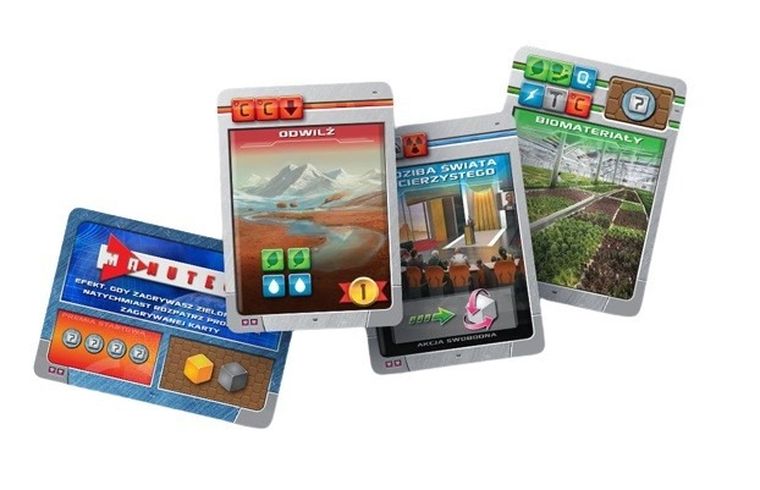 Rebel, Terraformacja Marsa, zestaw dodatkowy #1, 17 kart