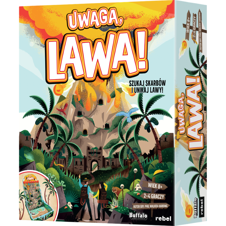 Rebel, Uwaga, lawa! gra familijna