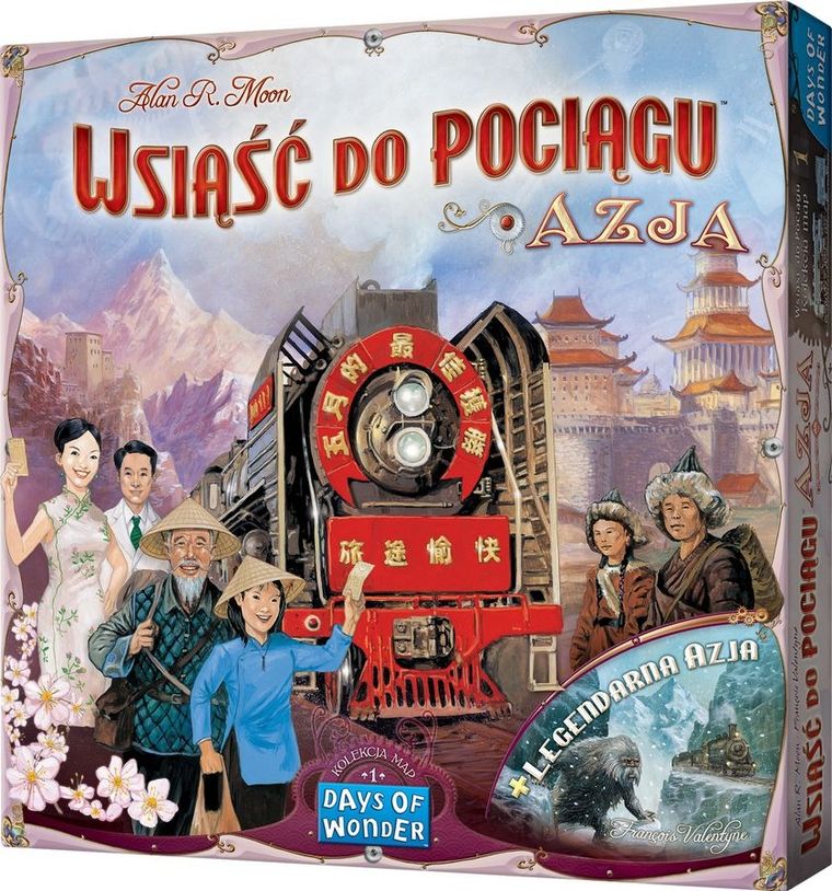 Rebel, Wsiąść do Pociągu: Azja, dodatek, gra familijna