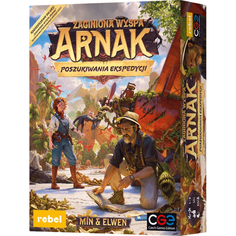 Rebel, Zaginiona wyspa Arnak: Poszukiwania ekspedycji, gra strategiczna