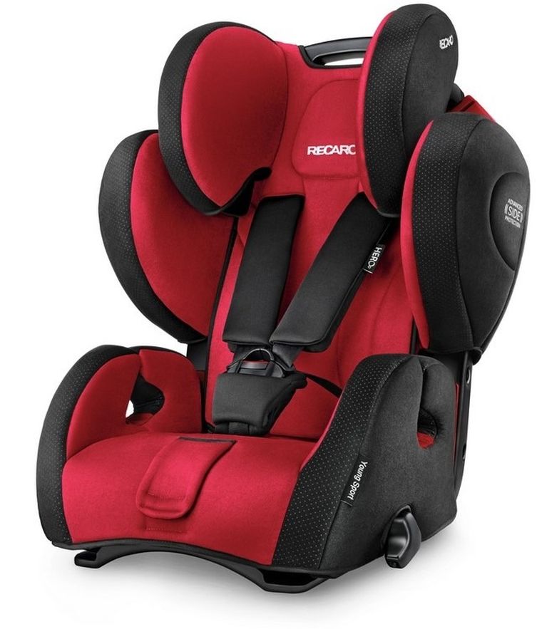 Recaro, Young Sport Hero, fotelik samochodowy, 9-36 kg, Ruby