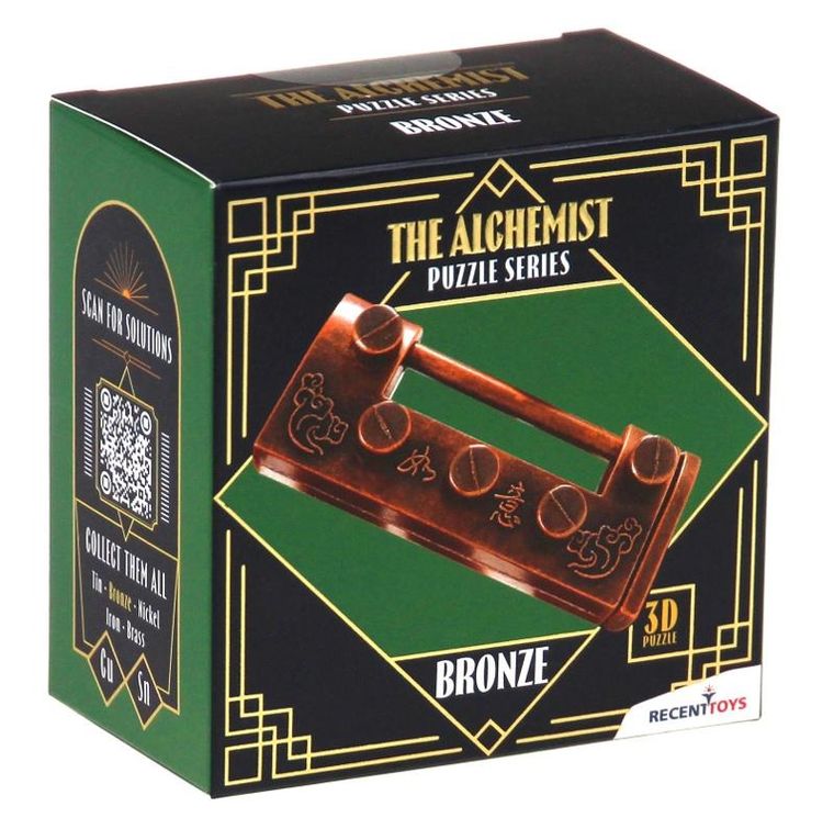 Recent Toys, The Alchemist Puzzles, Bronze, łamigłówka