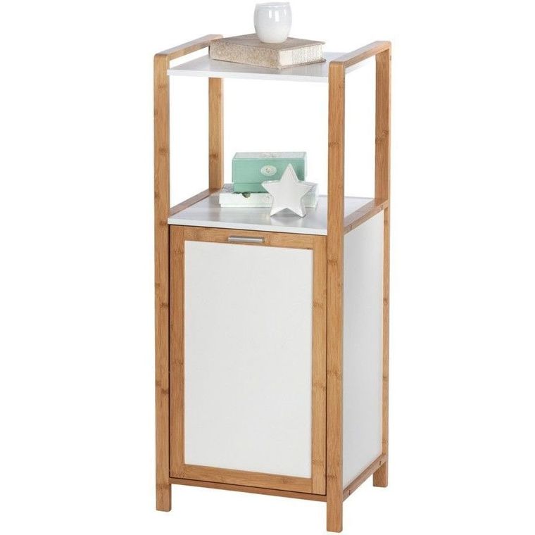 Regał z półką i koszem na pranie, Finja