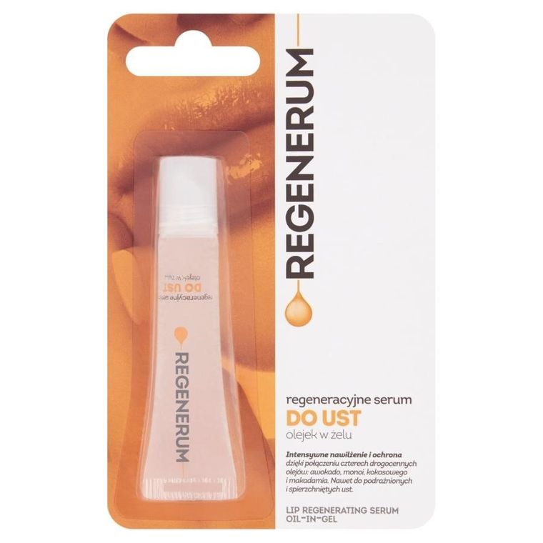 Regenerum, regeneracyjne serum do ust, olejek w żelu, 7g