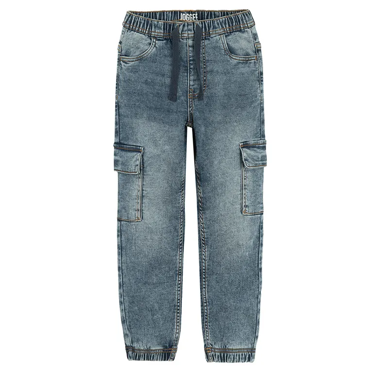 Regulowane jeansy o kroju jogger Cool Club