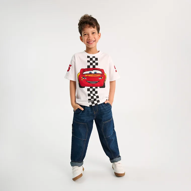 Regulowane spodnie jeansowe o kroju carpenter Cool Club