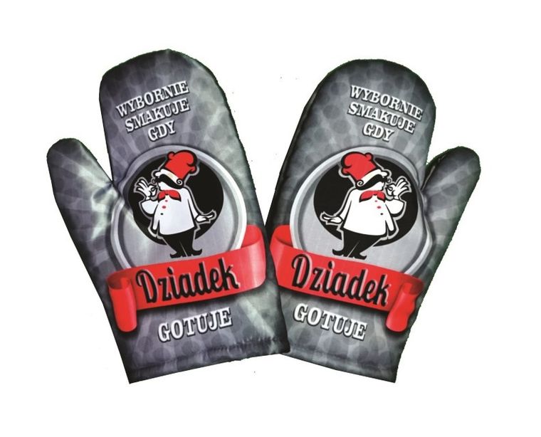 Rękawica kuchenna, Dzień Dziadka, Dziadek gotuje