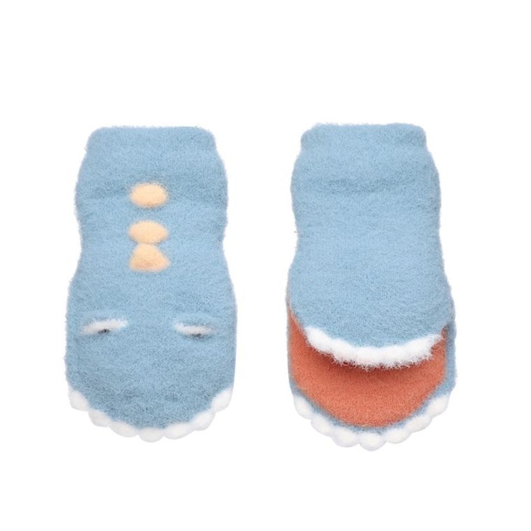 Rękawiczki chłopięce, niebieskie, Rak