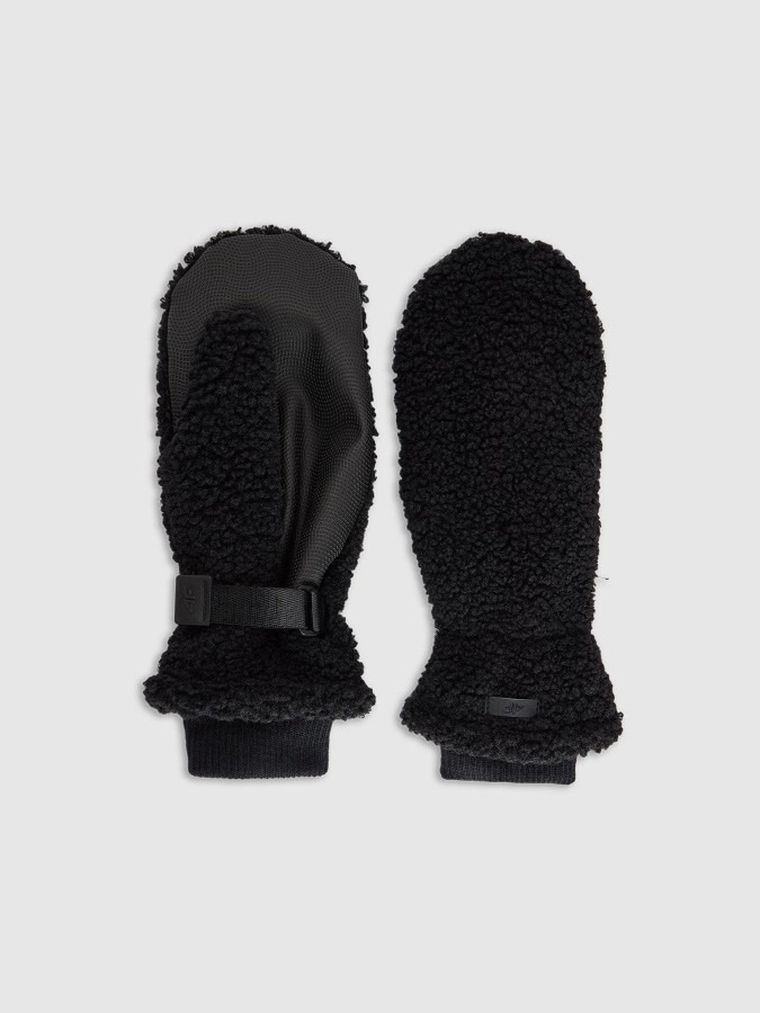 Rękawiczki damskie, czarne, 4F