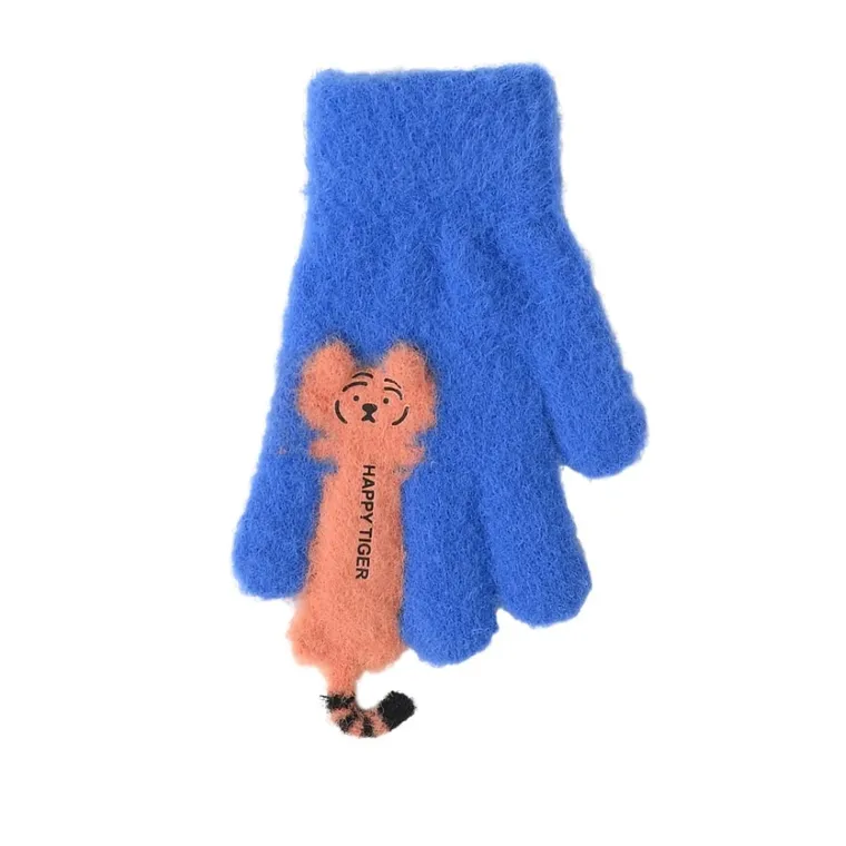 Rękawiczki dziecięce, niebieskie, Rak