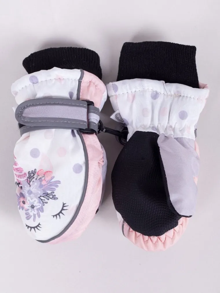 Rękawiczki narciarskie dziewczęce, mix, Yoclub