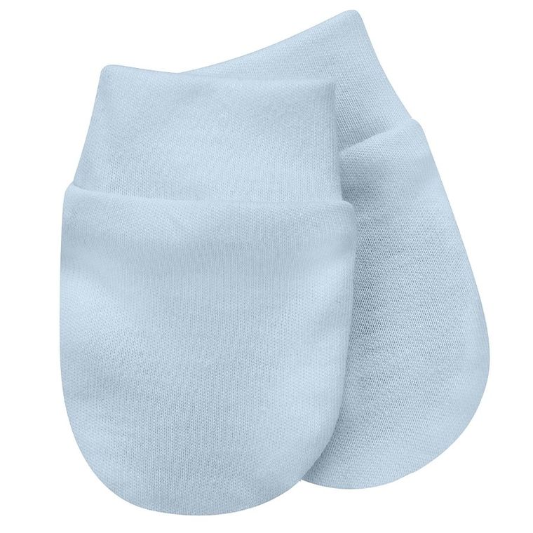 Rękawiczki niedrapki chłopięce, niebieskie, Pinokio