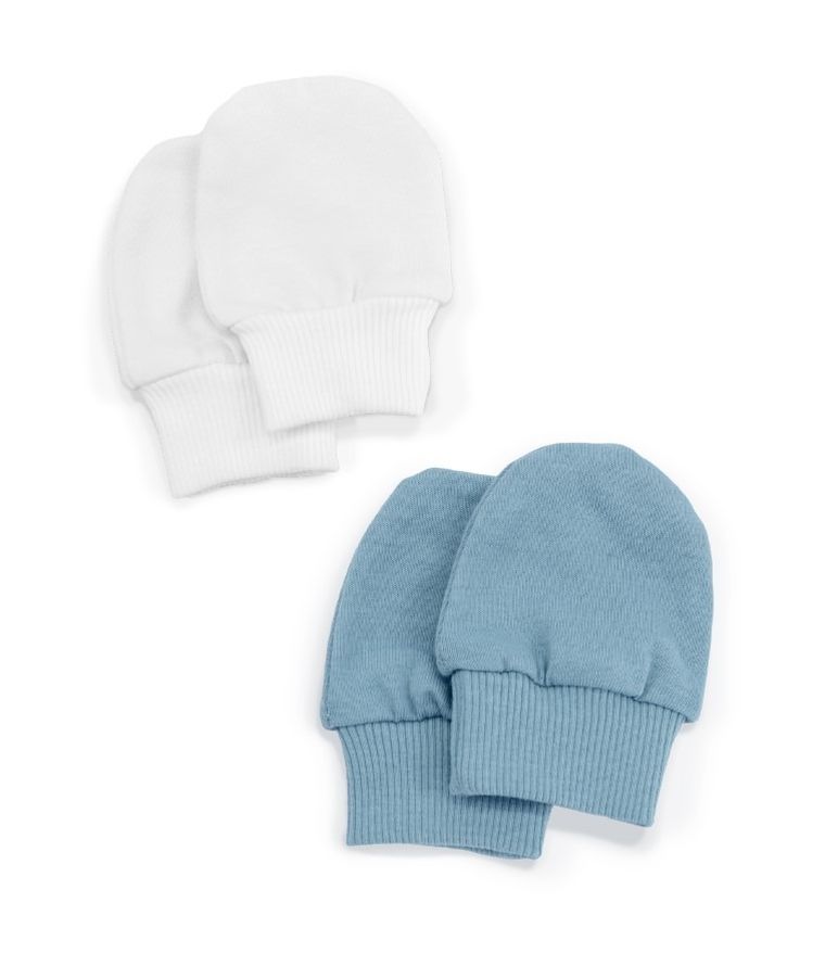 Rękawiczki niedrapki niemowlęce, mix, zestaw, 2 szt., Iltom