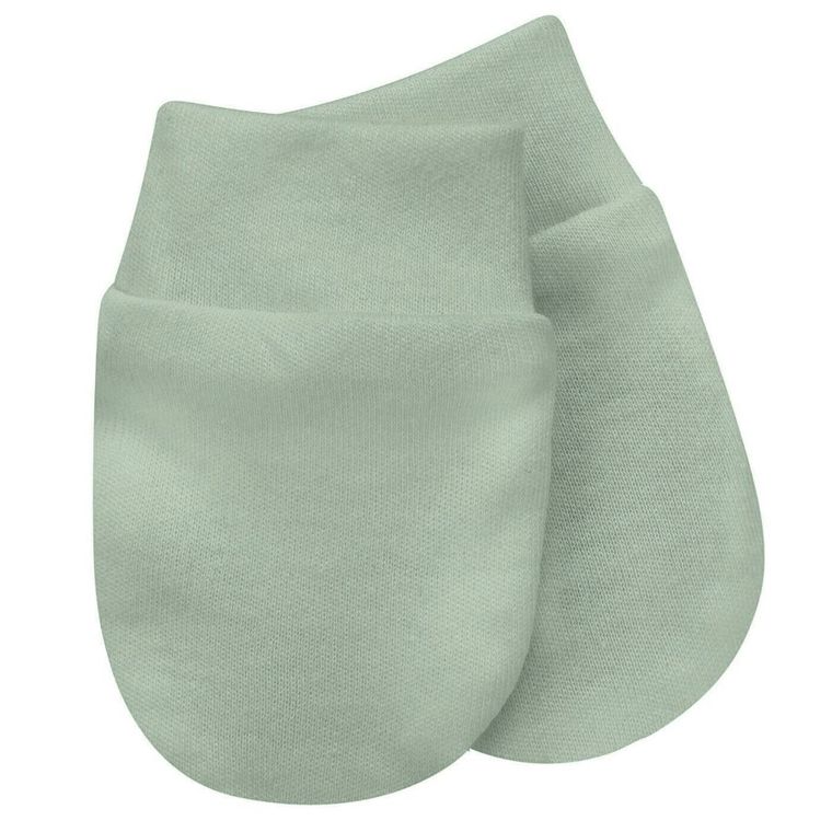 Rękawiczki niedrapki niemowlęce, zielone, Pinokio