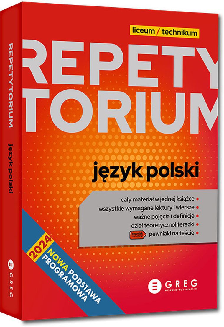 Repetytorium - liceum/technikum. Język polski 2025